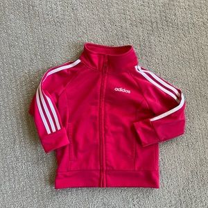 Adidas Baby Girl Hot Pink Track Jacket - 12 months
